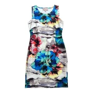 Philosophy floral Sleeveless Dress - Multicolor body-con sz S,010